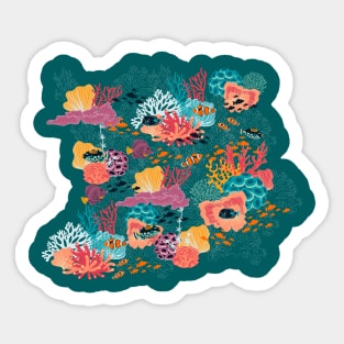 Coral Reef Restoration and Conservation Sticker